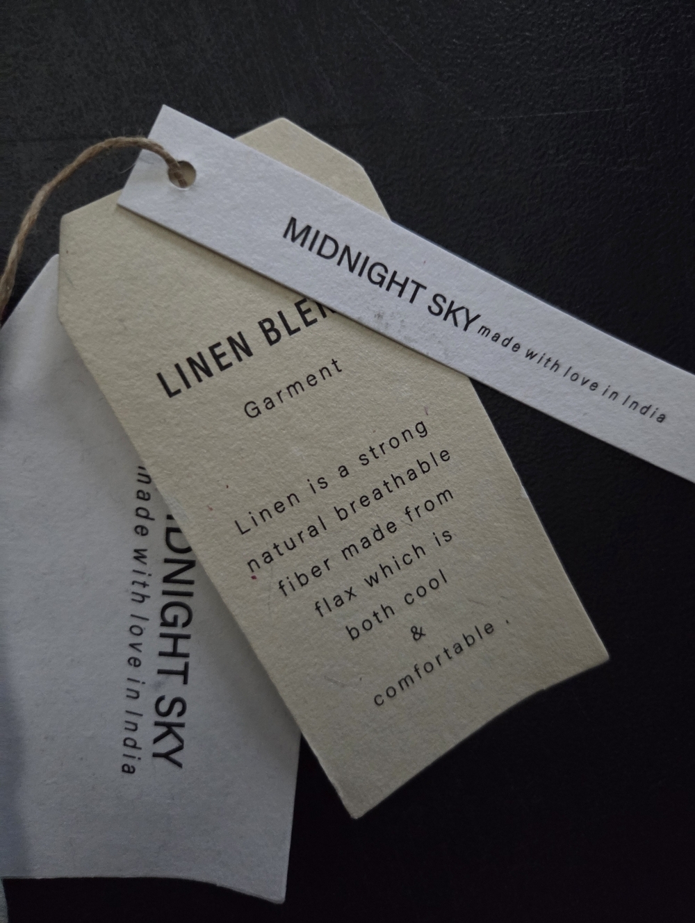 NWT - Midnight Sky Linen Blend Whimsy Printed Top & Pants Set - Size L - Picture 8 of 14